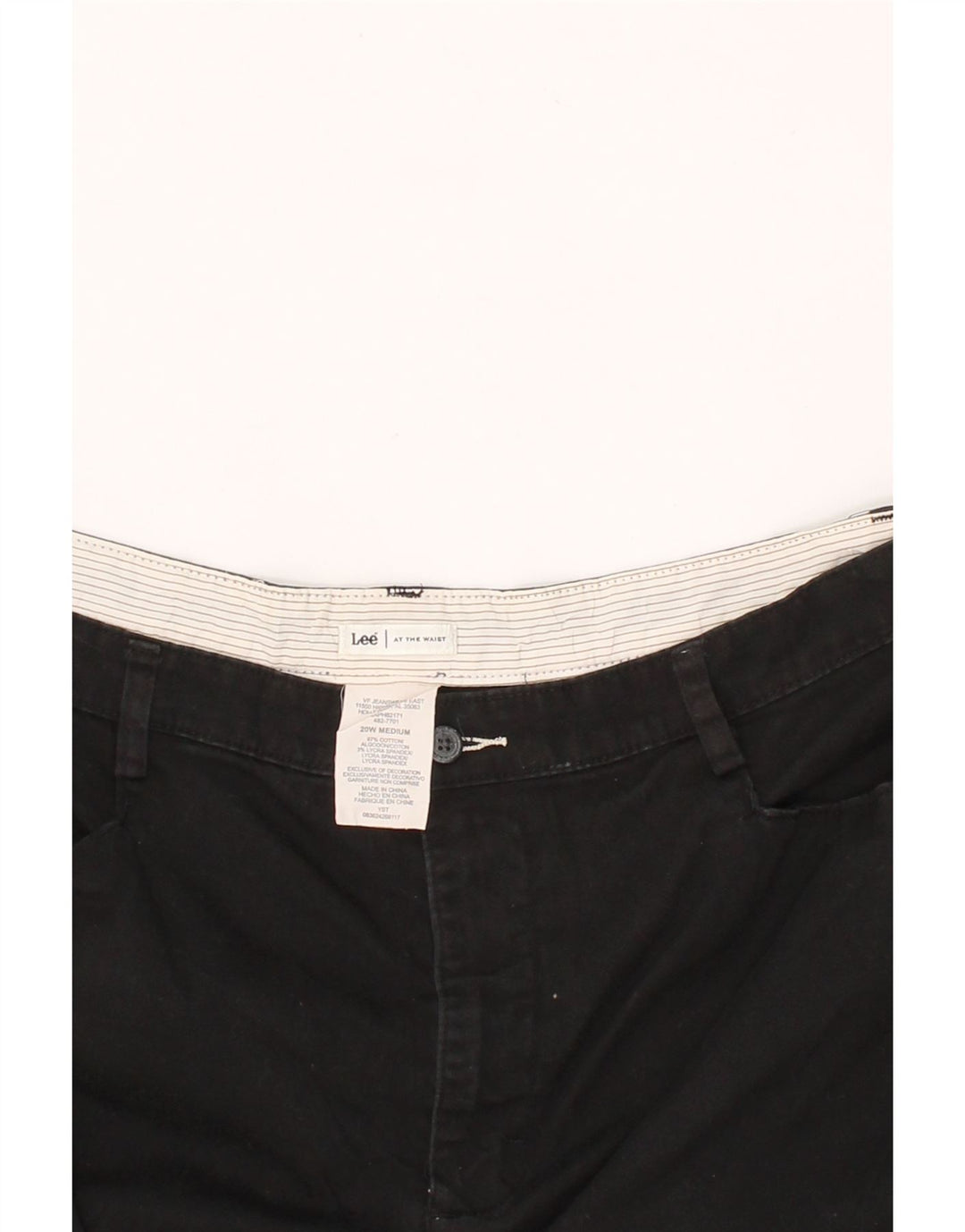 LEE Womens Plus Size Bermuda Shorts US 20 XL W40 Black Cotton Vintage Lee and Second-Hand Lee from Messina Hembry 