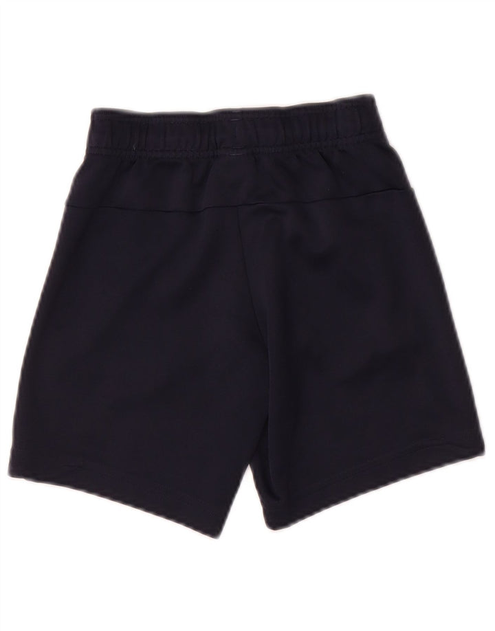 Pantaloncini sportivi grafici ADIDAS da ragazzo 7-8 anni blu navy