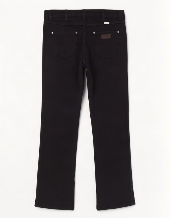 Jeans dritti Wrangler da donna Iris W30 L30 cotone nero
