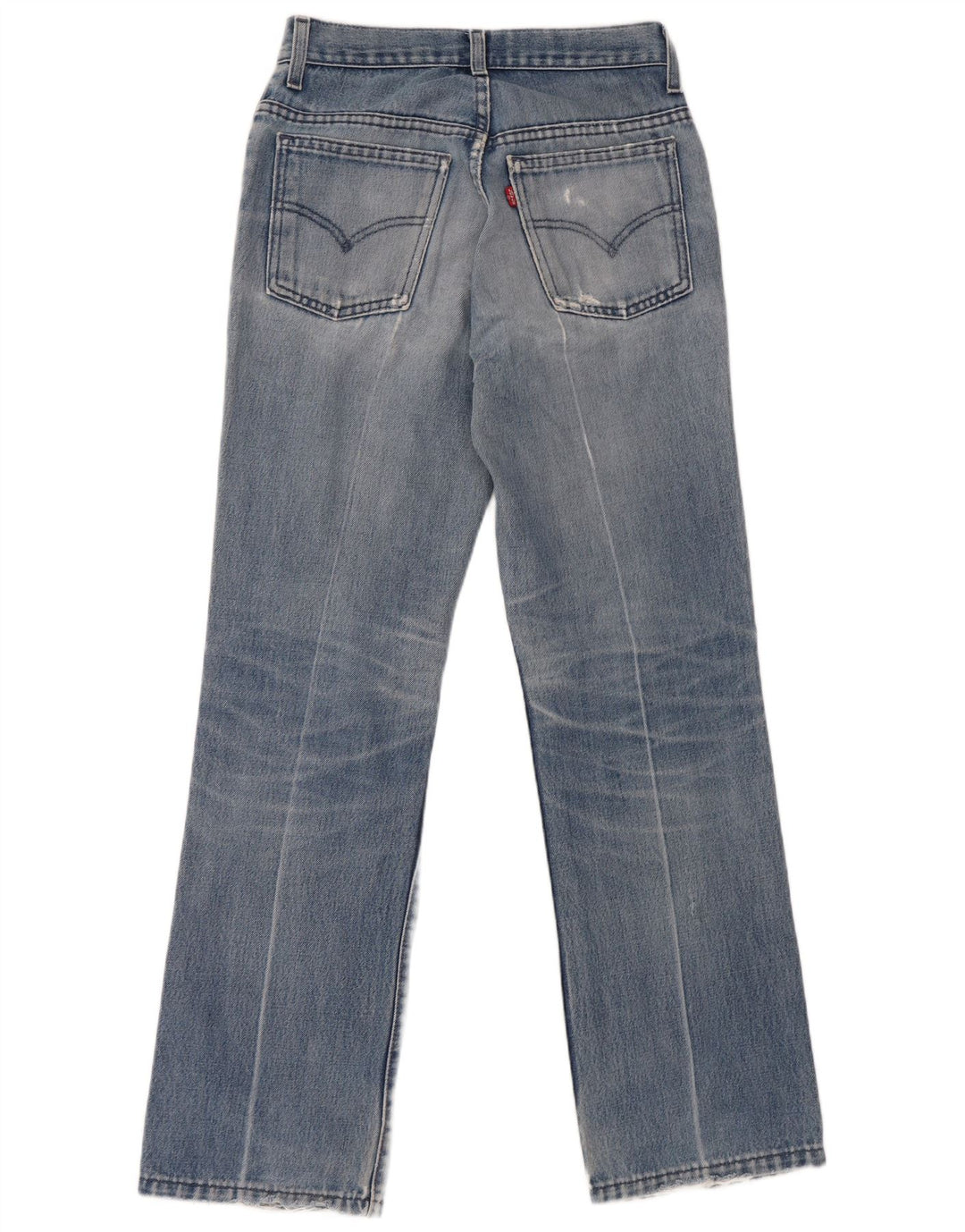 Jeans dritti effetto invecchiato da donna Levi's W28 L32 cotone blu