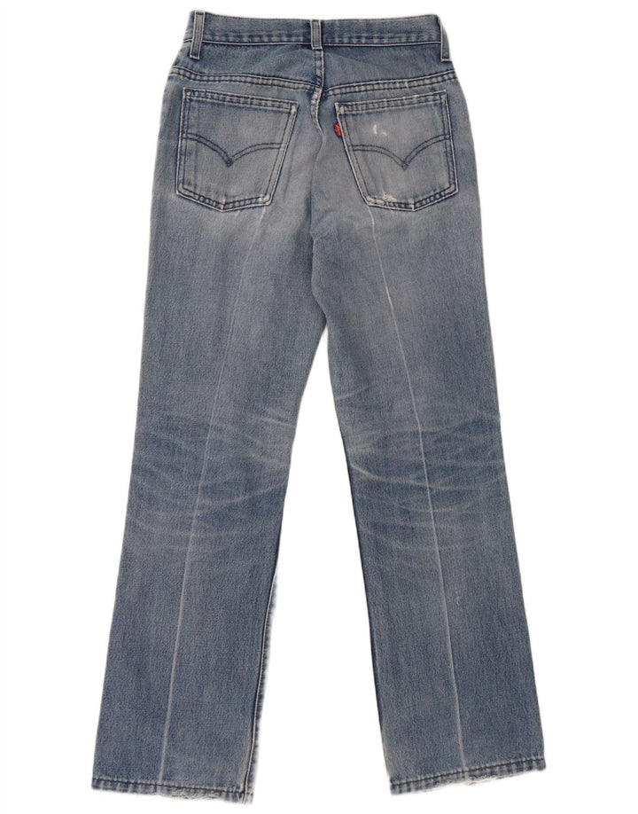Jeans dritti effetto invecchiato da donna Levi's W28 L32 cotone blu