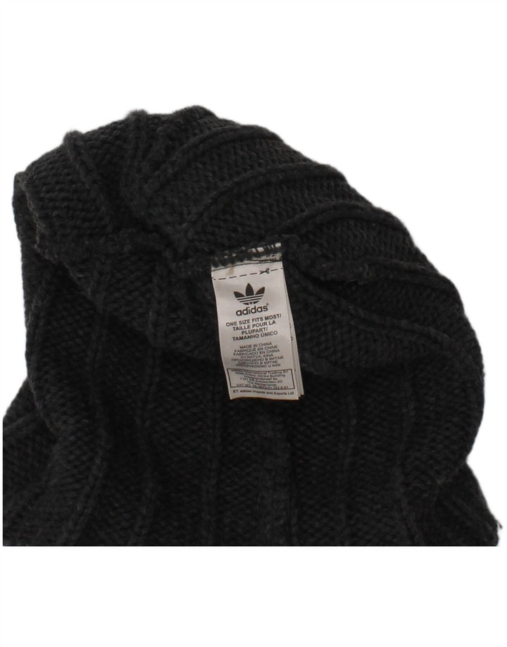 Cappello Bobble da uomo in maglia Adidas, taglia unica, in acrilico grigio