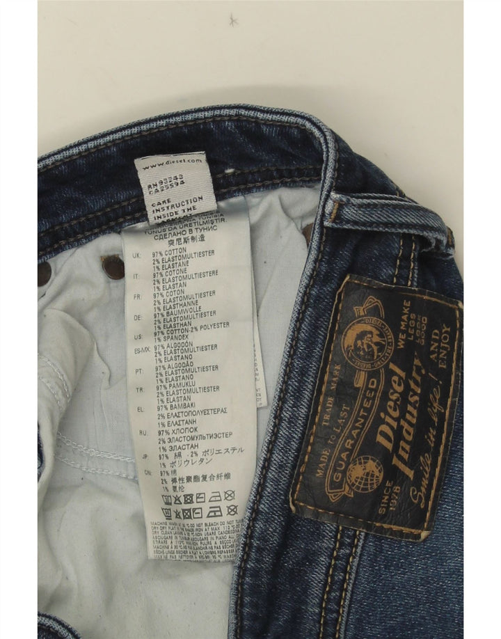 DIESEL Jeans Thavar Slim da Uomo W31 L29 Cotone Blu