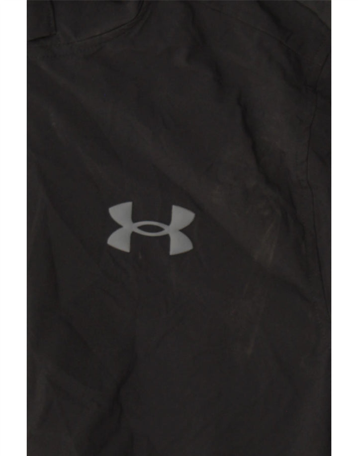 Giacca antipioggia con cappuccio da uomo Under Armour UK 36 Small Black Colourblock