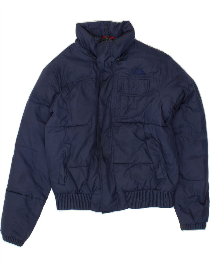 KAPPA Boys Padded Jacket 11-12 Years XXL Navy Blue Polyamide Vintage Kappa and Second-Hand Kappa from Messina Hembry 