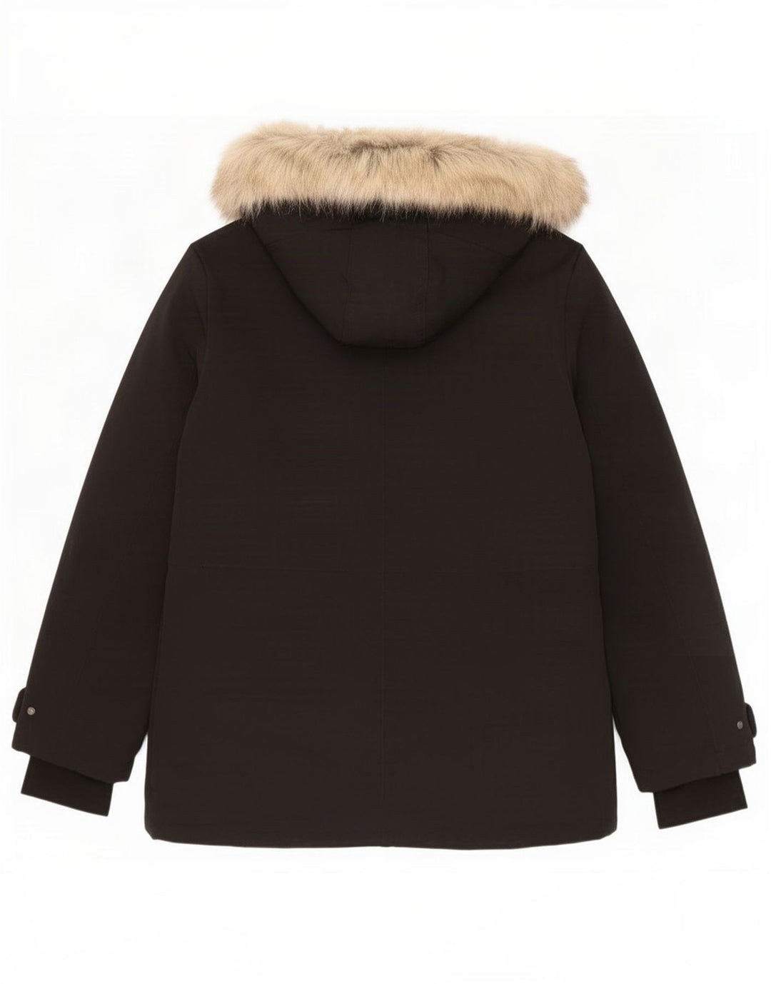 Giacca imbottita con cappuccio da donna Zara UK 16 grande poliestere nero