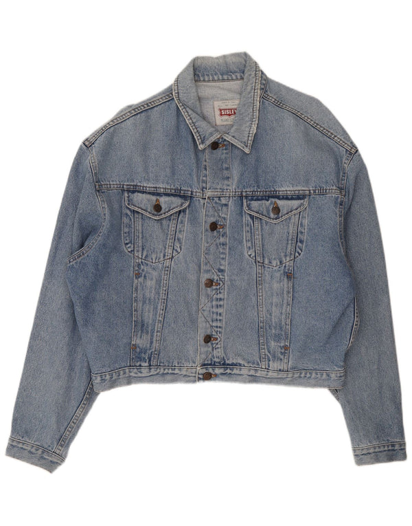 Giacca in denim da uomo Sisley UK 42 XL cotone blu