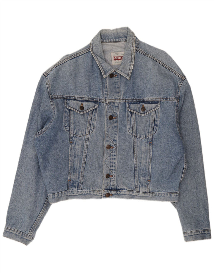 Giacca in denim da uomo Sisley UK 42 XL cotone blu