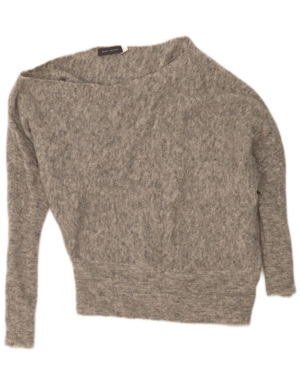 Maglione da donna con scollo a barca MINT VELVET UK 14 Grigio medio screziato