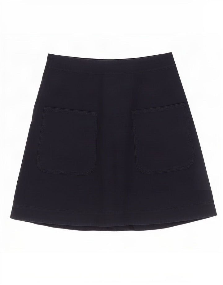 Gonna cargo da donna Cos media W28 in cotone blu navy