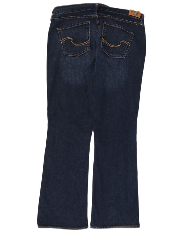Jeans Bootcut Curvy da donna Levi's US 18 2XL W34 L32 Cotone blu navy