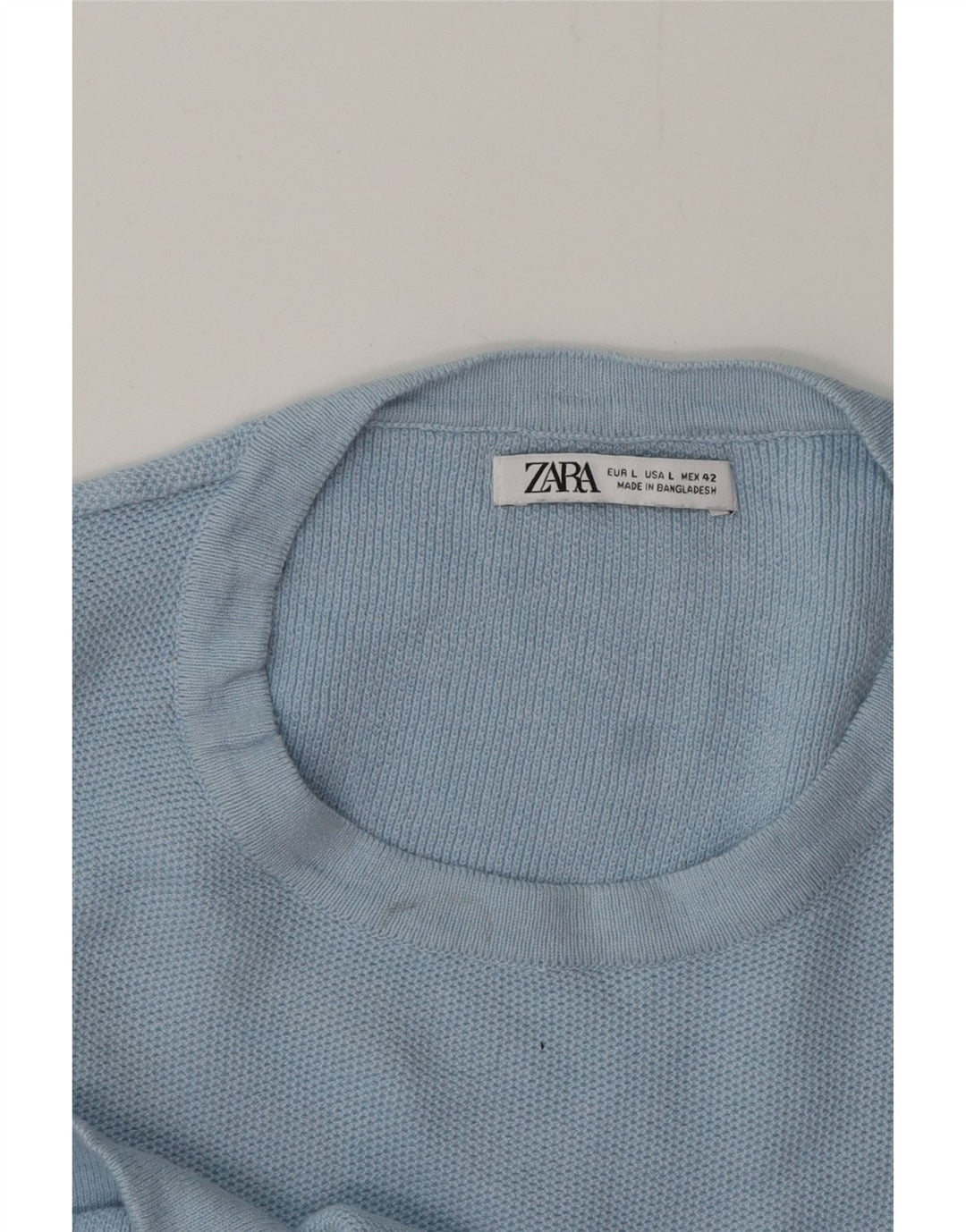ZARA Maglietta da Uomo Top Large Blu