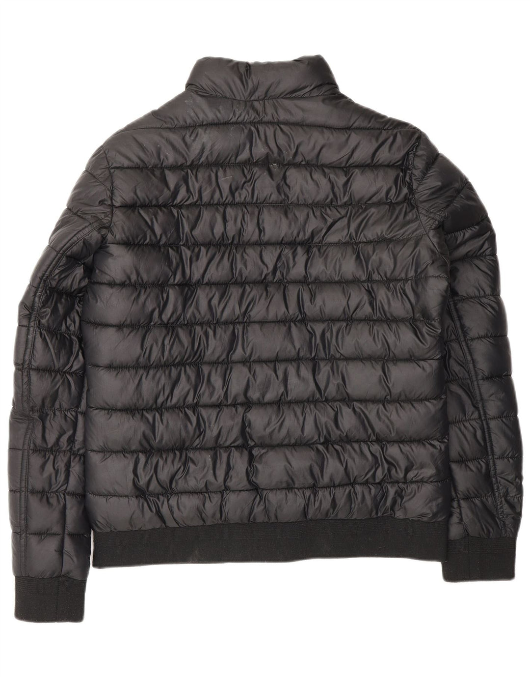 Giacca imbottita da donna JACK WILLS UK 12 poliestere nero medio