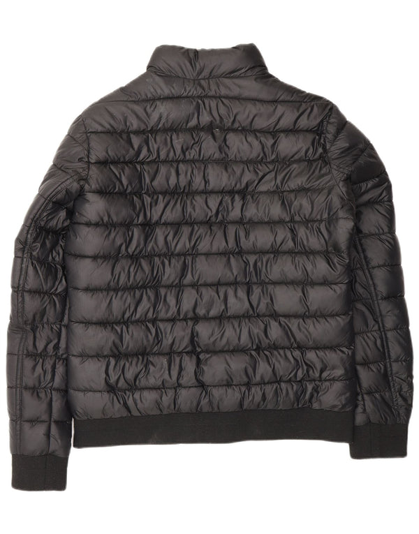 Giacca imbottita da donna JACK WILLS UK 12 poliestere nero medio