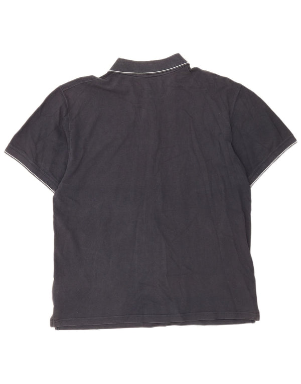 Polo Reebok da uomo XL in cotone blu navy