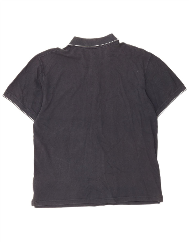 Polo Reebok da uomo XL in cotone blu navy