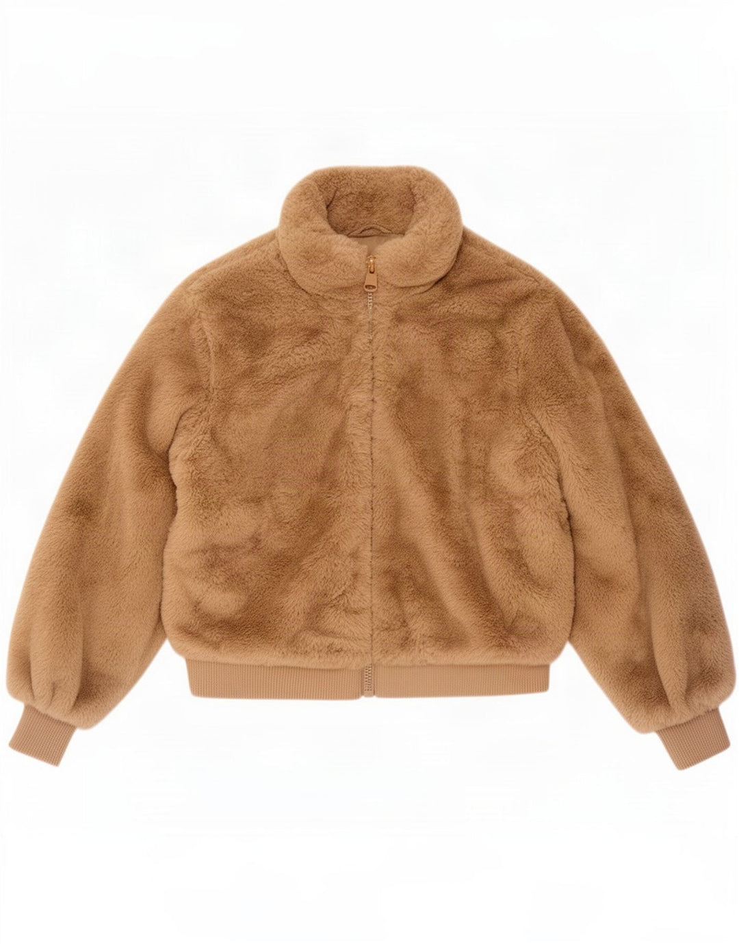 Giubbotto bomber Zara per ragazze con orsetto 9-10 anni in poliestere beige