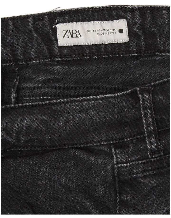 Jeans corti da donna Zara EU 44 XL W34 L25 Grigio