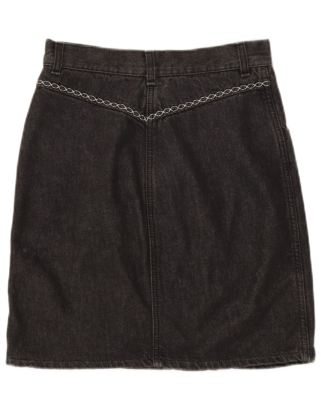 Gonna di jeans da donna VINTAGE W30 Grigio medio