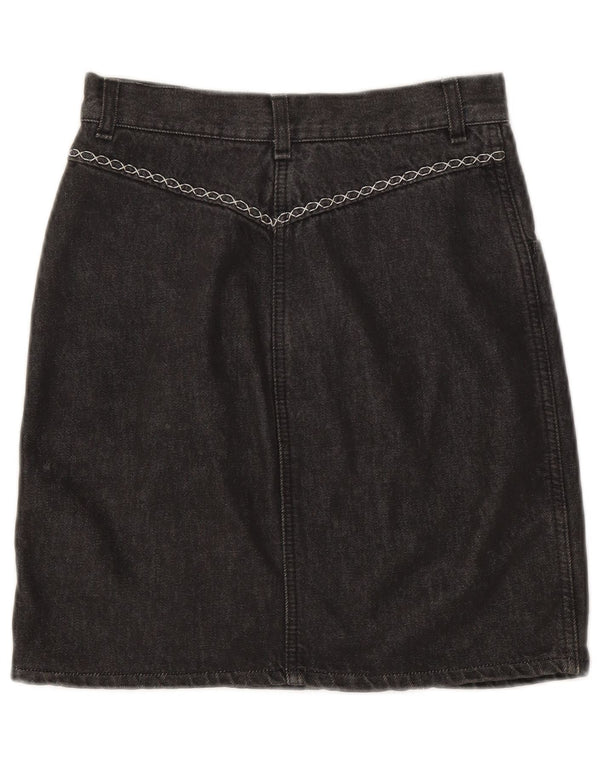 Gonna di jeans da donna VINTAGE W30 Grigio medio