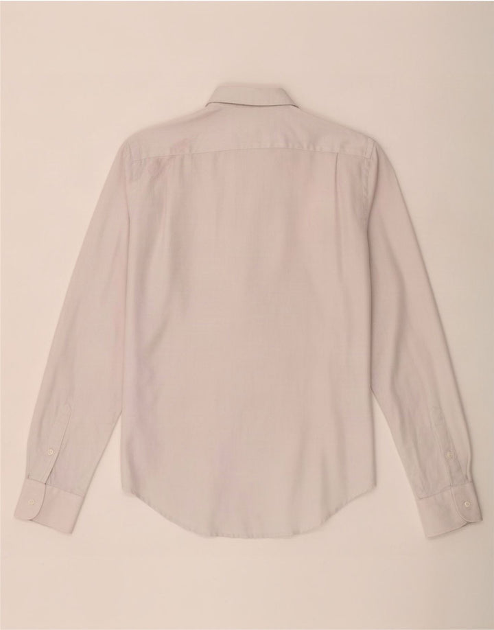 Camicia Zara da uomo vestibilità regolare piccola in cotone grigio