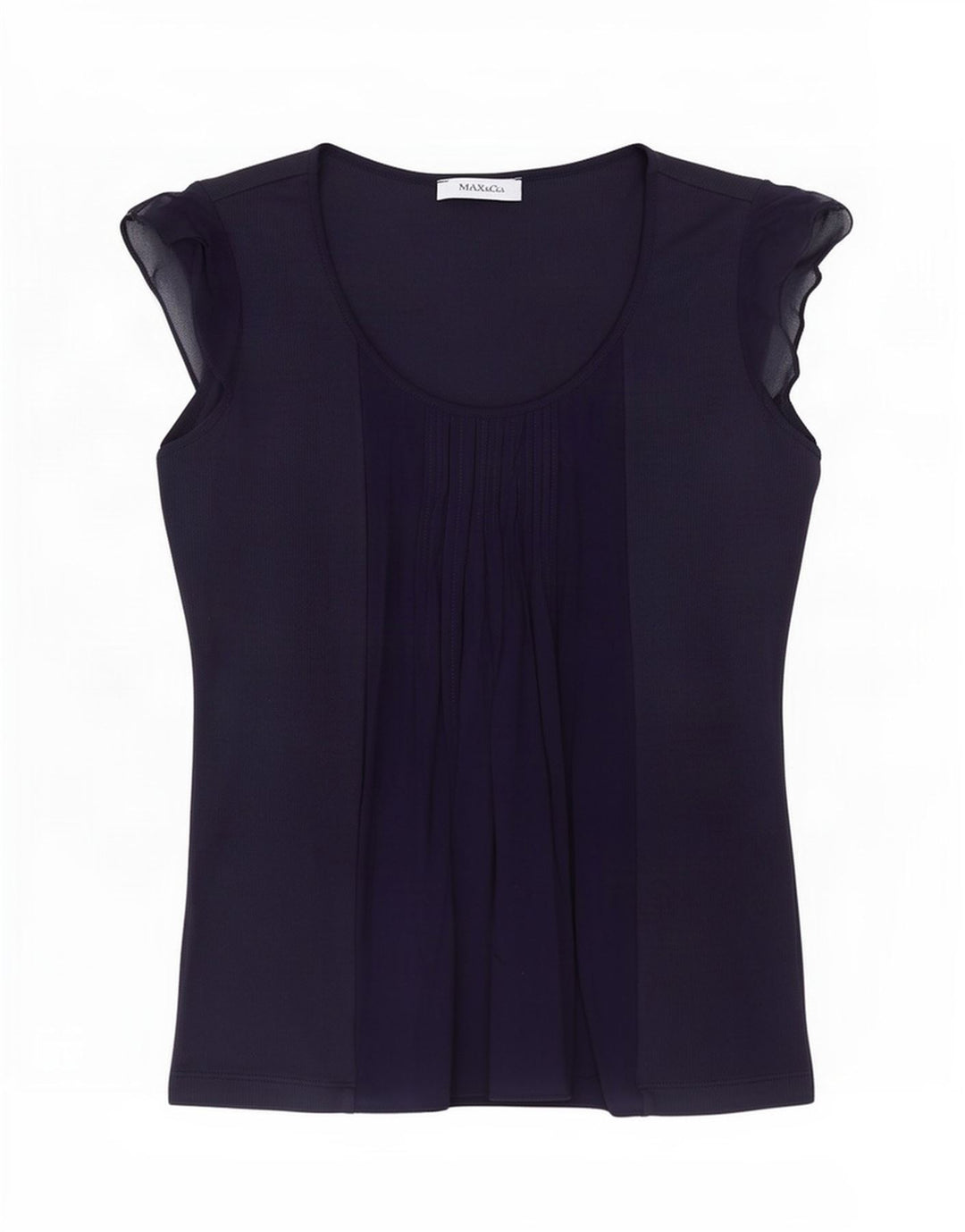 Top camicetta da donna Max & Co. UK 12 medio blu navy