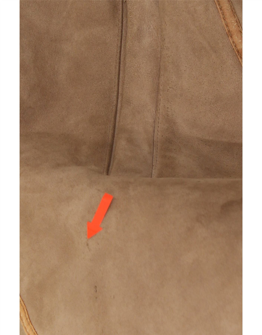 Cappotto in shearling da donna VINTAGE UK 16 grande marrone