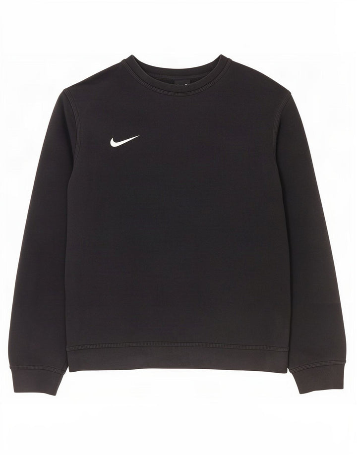 Felpa Nike Uomo Maglia Media Cotone Nero