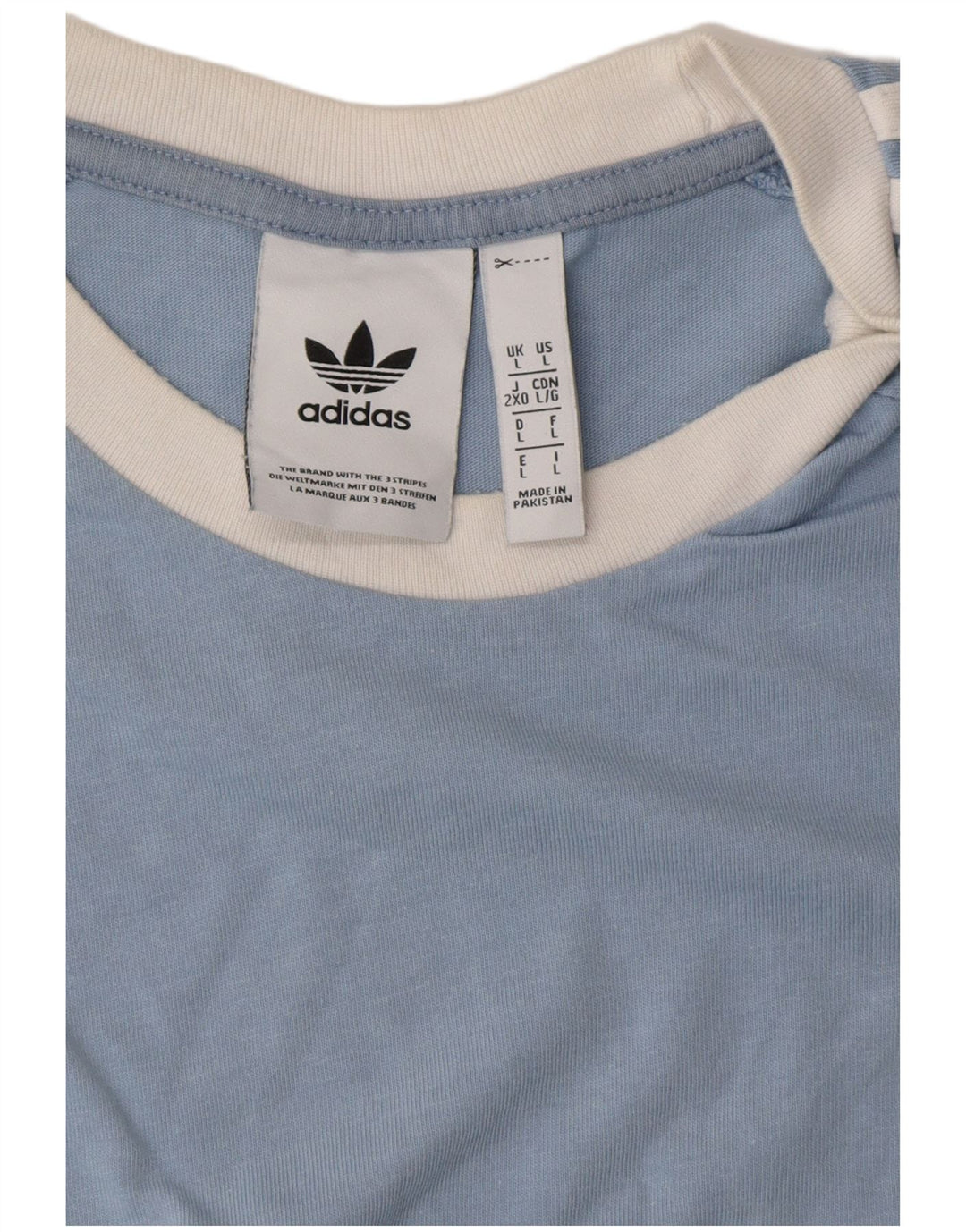 Maglietta ADIDAS da uomo grande blu