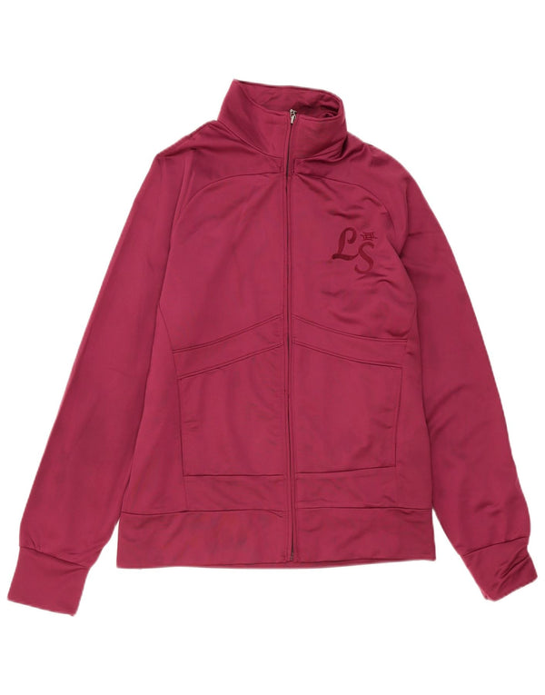 Giacca da tuta da donna LOTTO UK 16 Large Bordeaux Poliestere