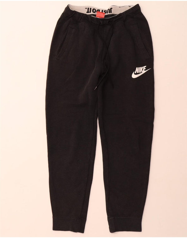Pantaloni da tuta da donna NIKE Joggers UK 8 piccoli in cotone nero