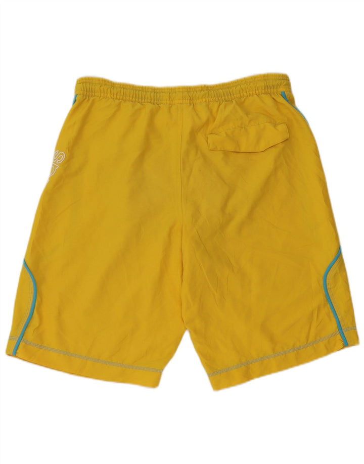 Pantaloncini da bagno grafici da uomo ADIDAS poliestere giallo medio