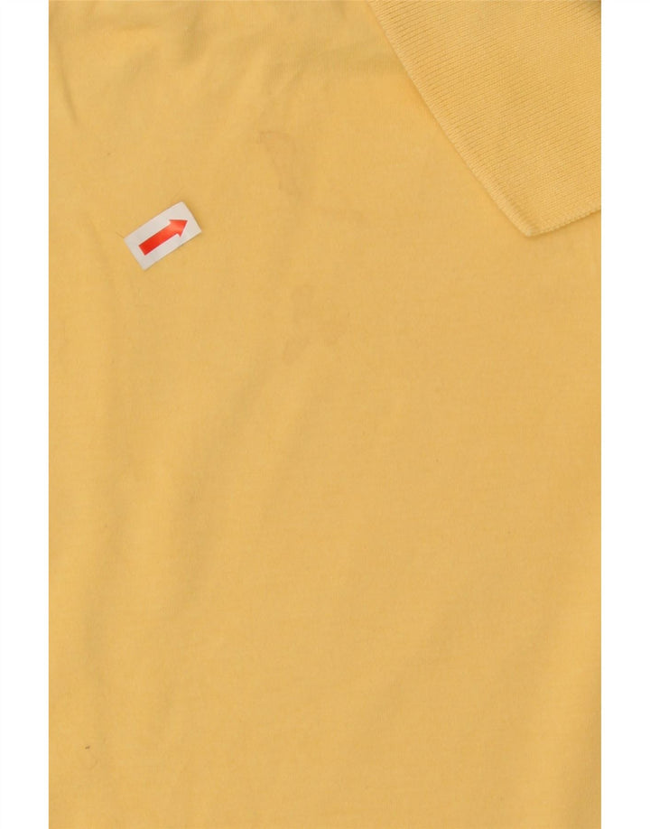 IZOD Mens Polo Shirt Medium Yellow Cotton Vintage Izod and Second-Hand Izod from Messina Hembry 