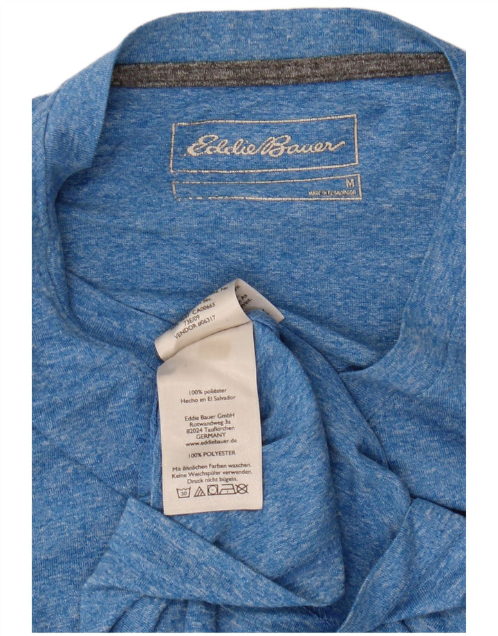 T-shirt da uomo EDDIE BAUER Top in poliestere chiazzato blu medio