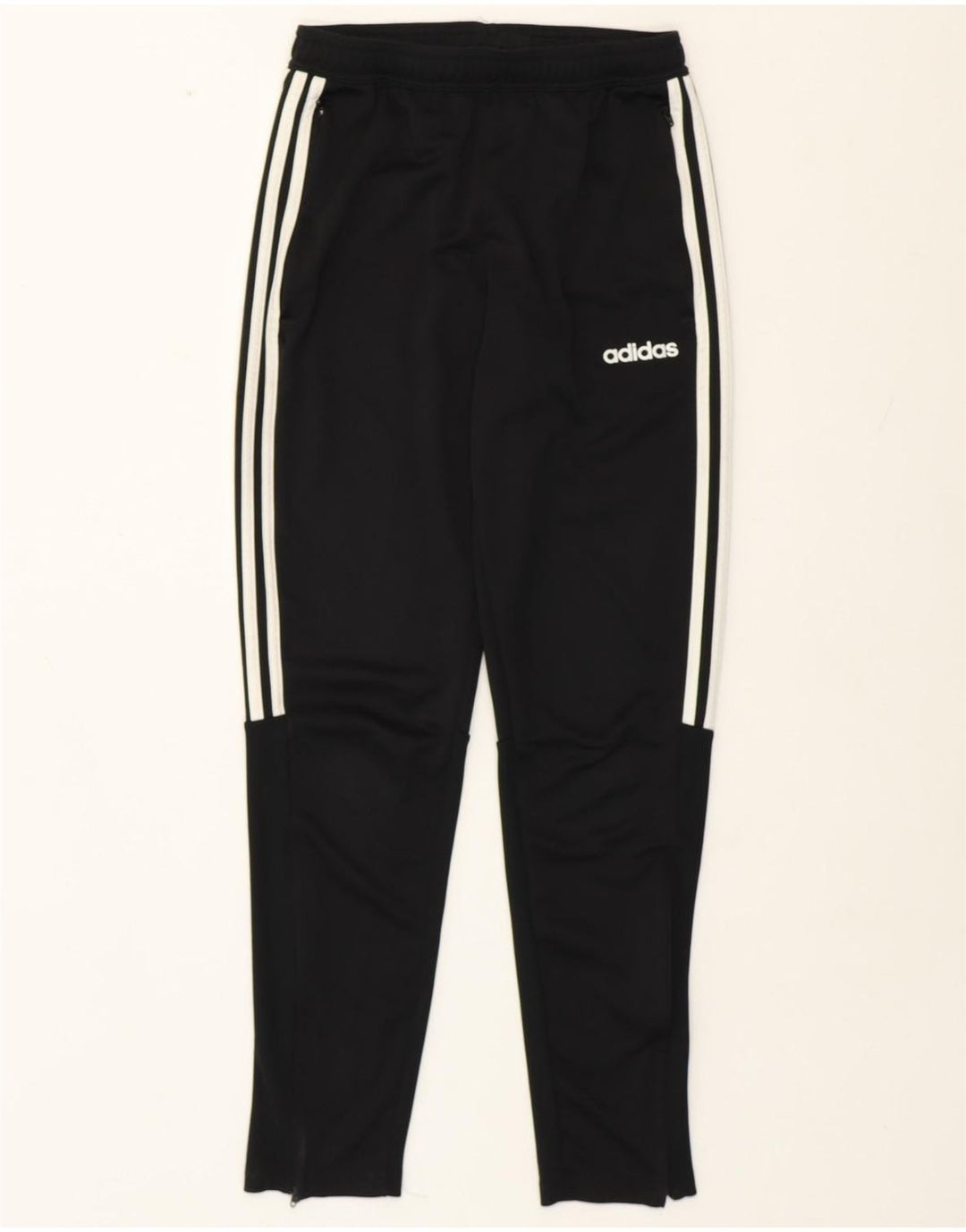 Pantaloni da tuta da uomo Adidas Small neri in poliestere