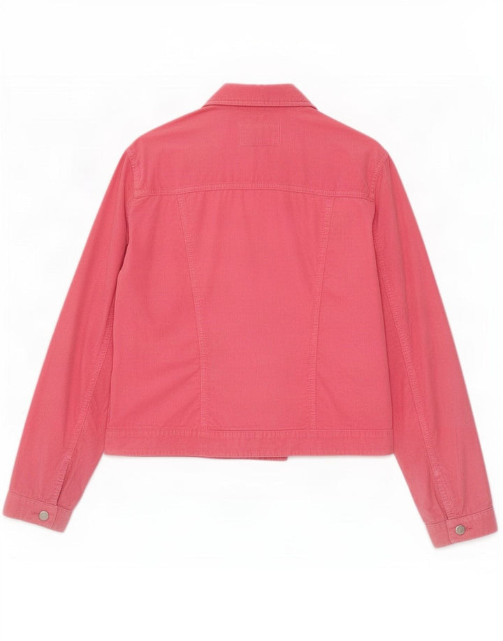 Giacca in velluto a coste da donna Armani Jeans UK 12 Rosa medio
