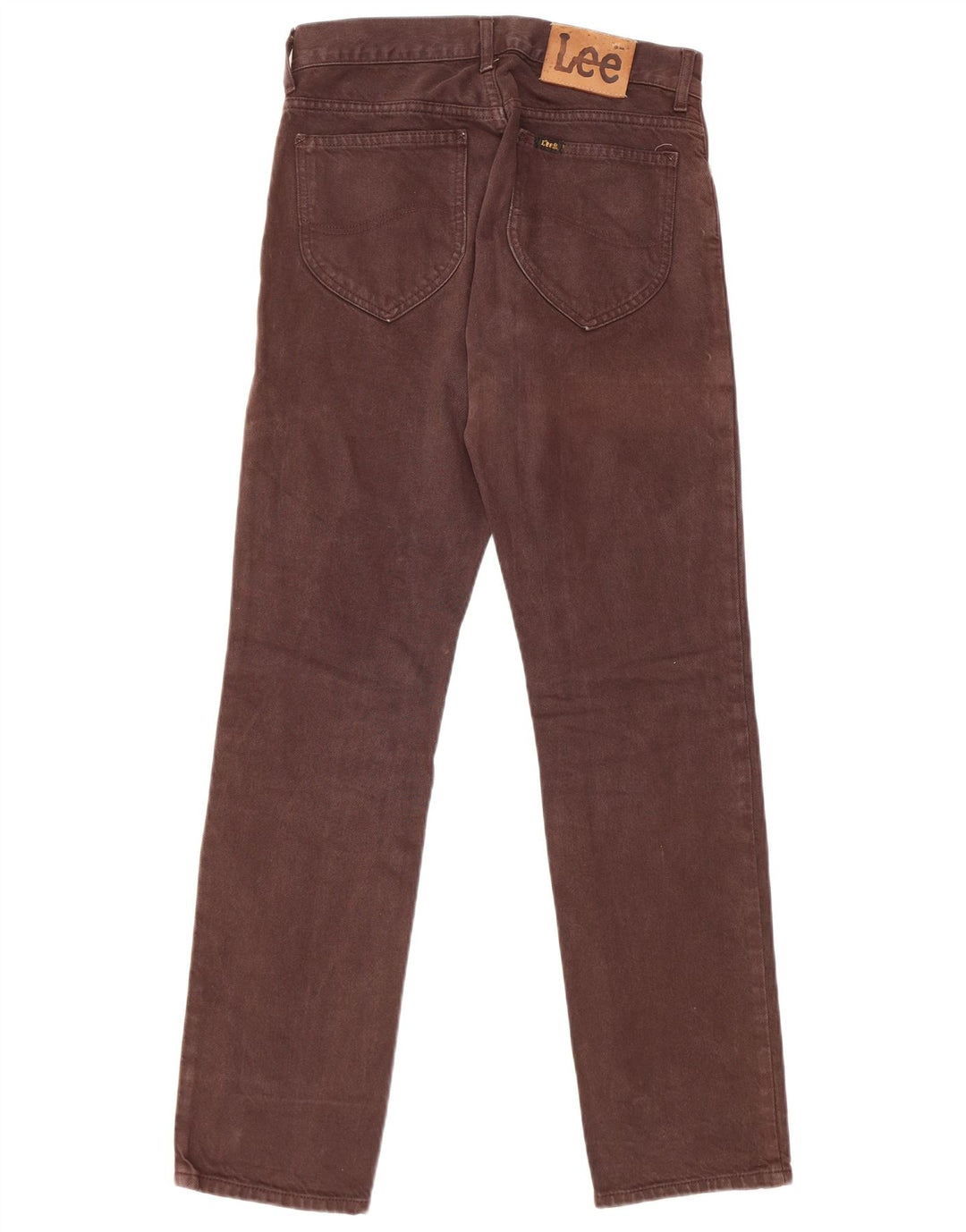 Jeans dritti da uomo Lee W28 L31 in cotone marrone
