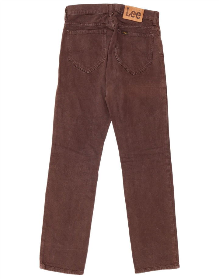 Jeans dritti da uomo Lee W28 L31 in cotone marrone
