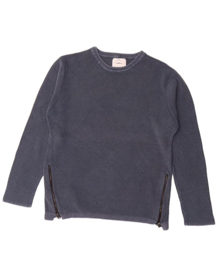 Maglione girocollo da bambino Zara 13-14 anni blu navy