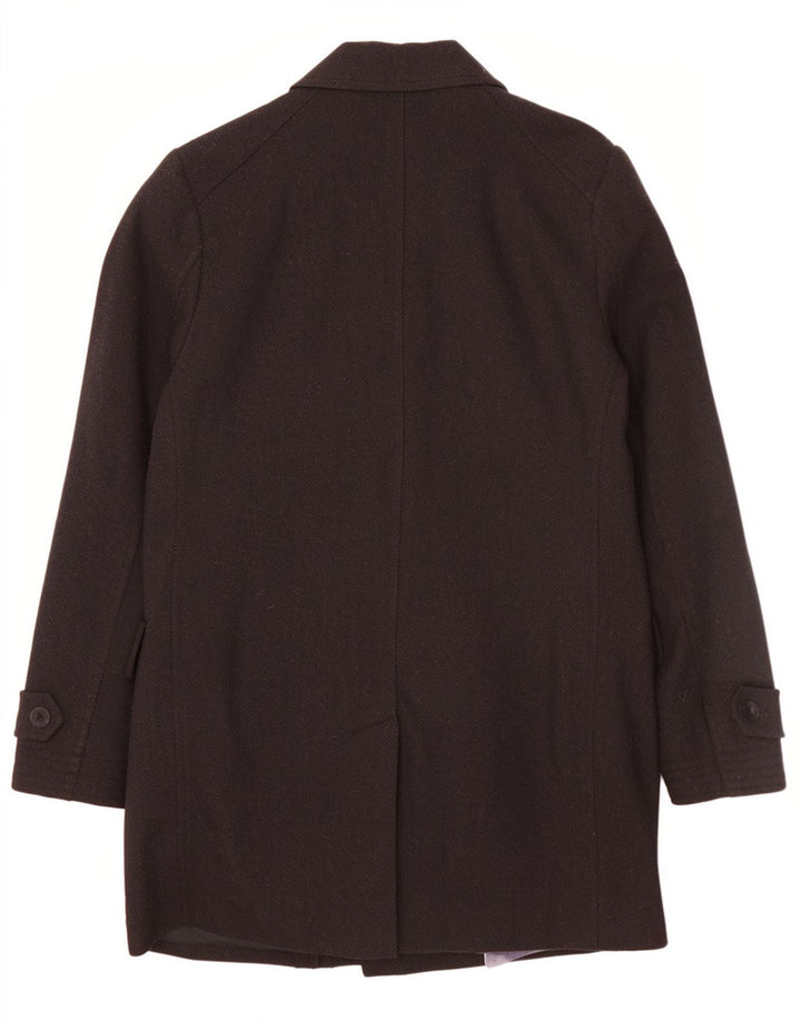 Cappotto da uomo Ted Baker taglia 3 medio in lana nera classico