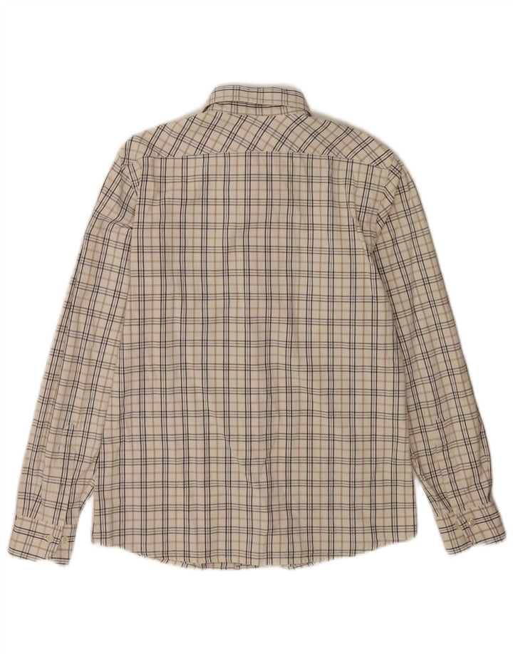 Camicia da uomo Gas a quadri bianchi medi