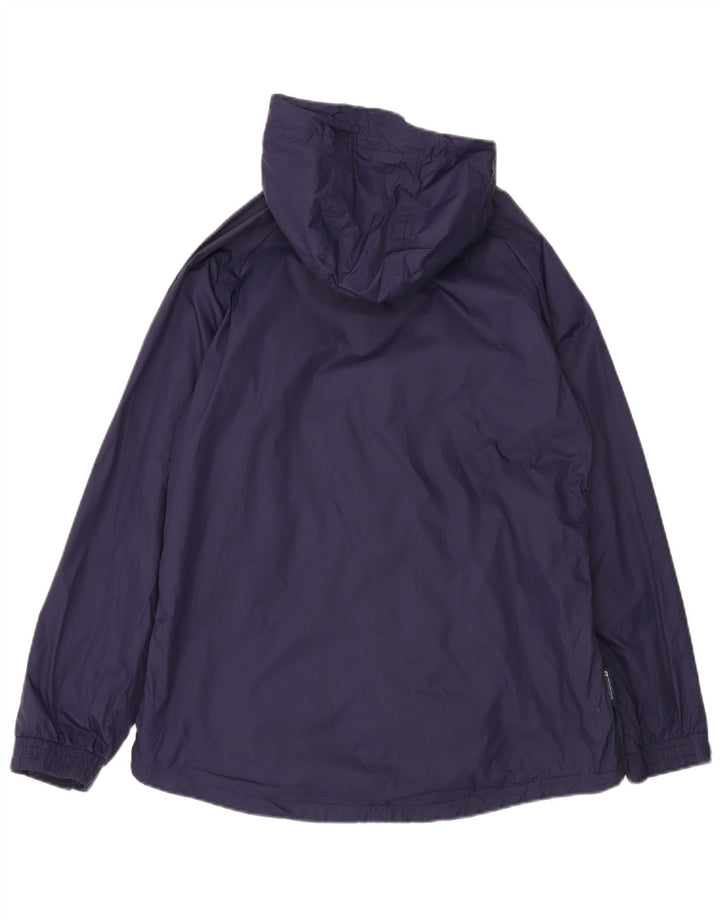 Giacca antipioggia con cappuccio da donna Mountain Warehouse UK 16 Large in nylon blu navy