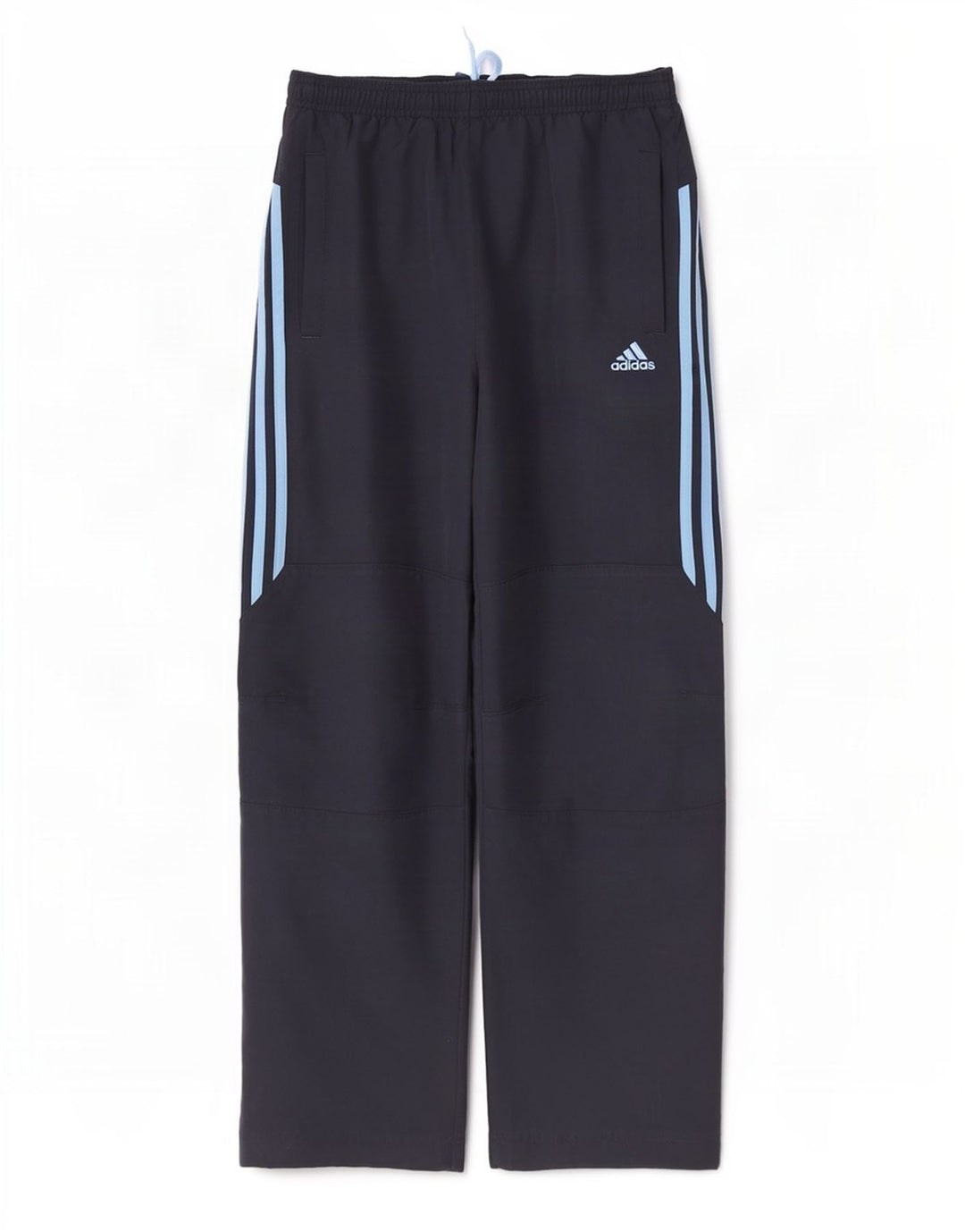 Pantaloni da tuta da uomo Adidas medi in poliestere blu navy