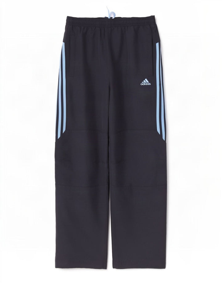 Pantaloni da tuta da uomo Adidas medi in poliestere blu navy