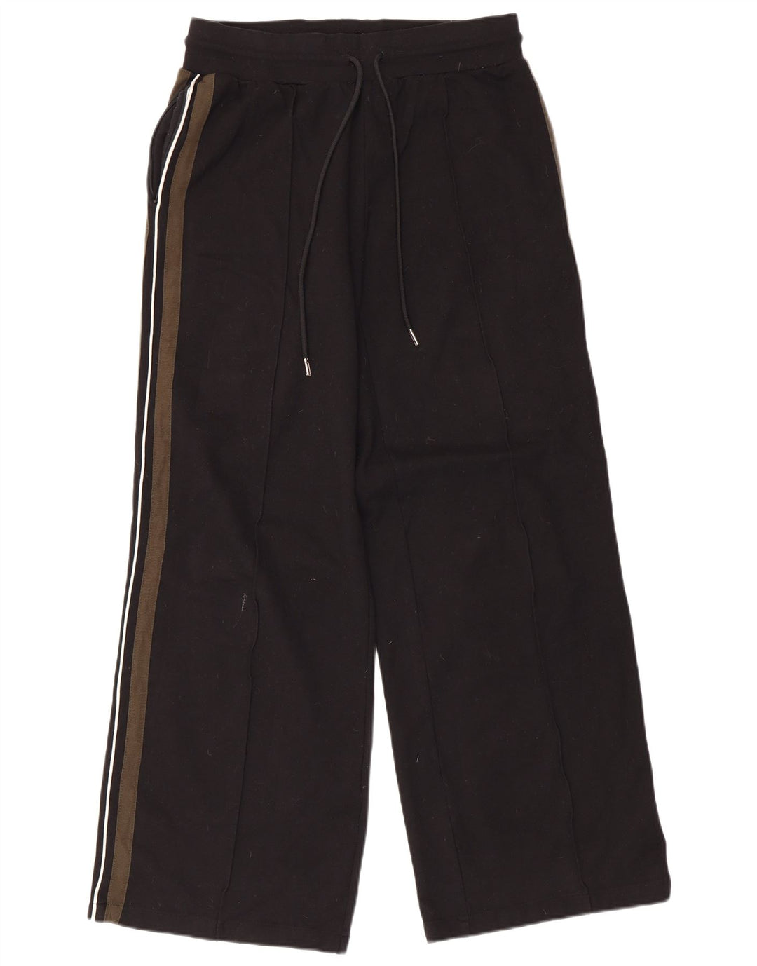 Pantaloni da tuta da donna Marks & Spencer UK 14 Large in viscosa a righe nere