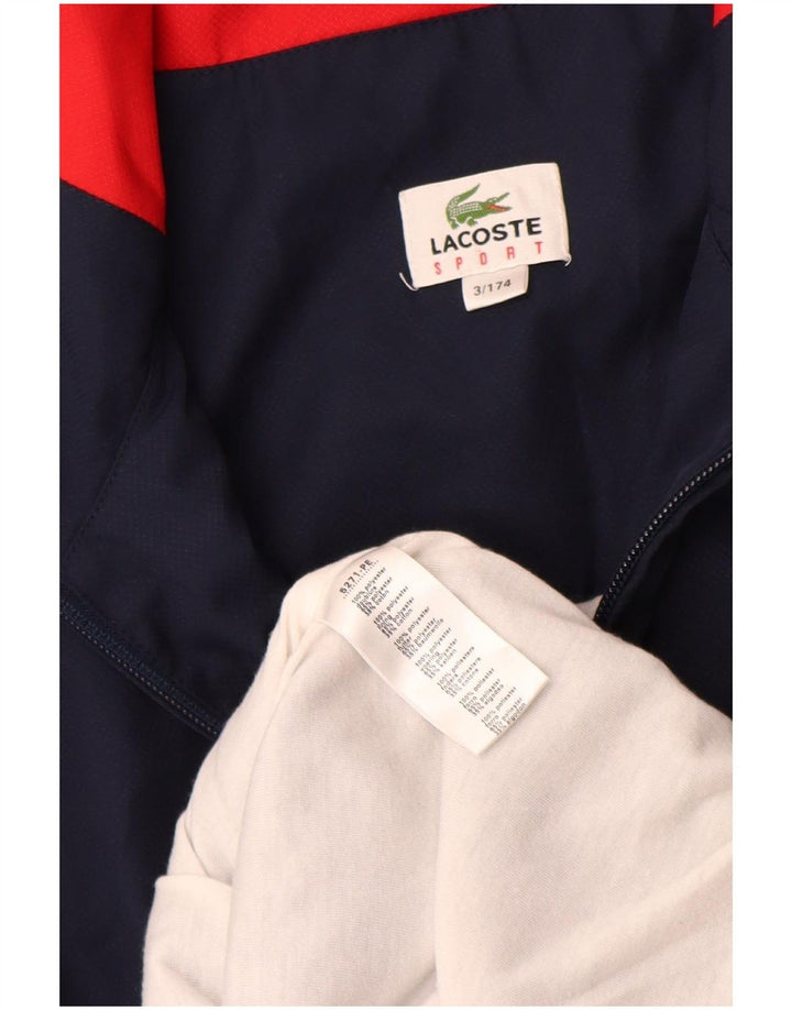 Giacca da ginnastica da uomo Lacoste taglia 3 piccola blu navy color block