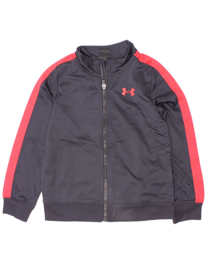 Giacca da tuta da ragazzo Under Armour 6-7 anni Blu Navy Colourblock