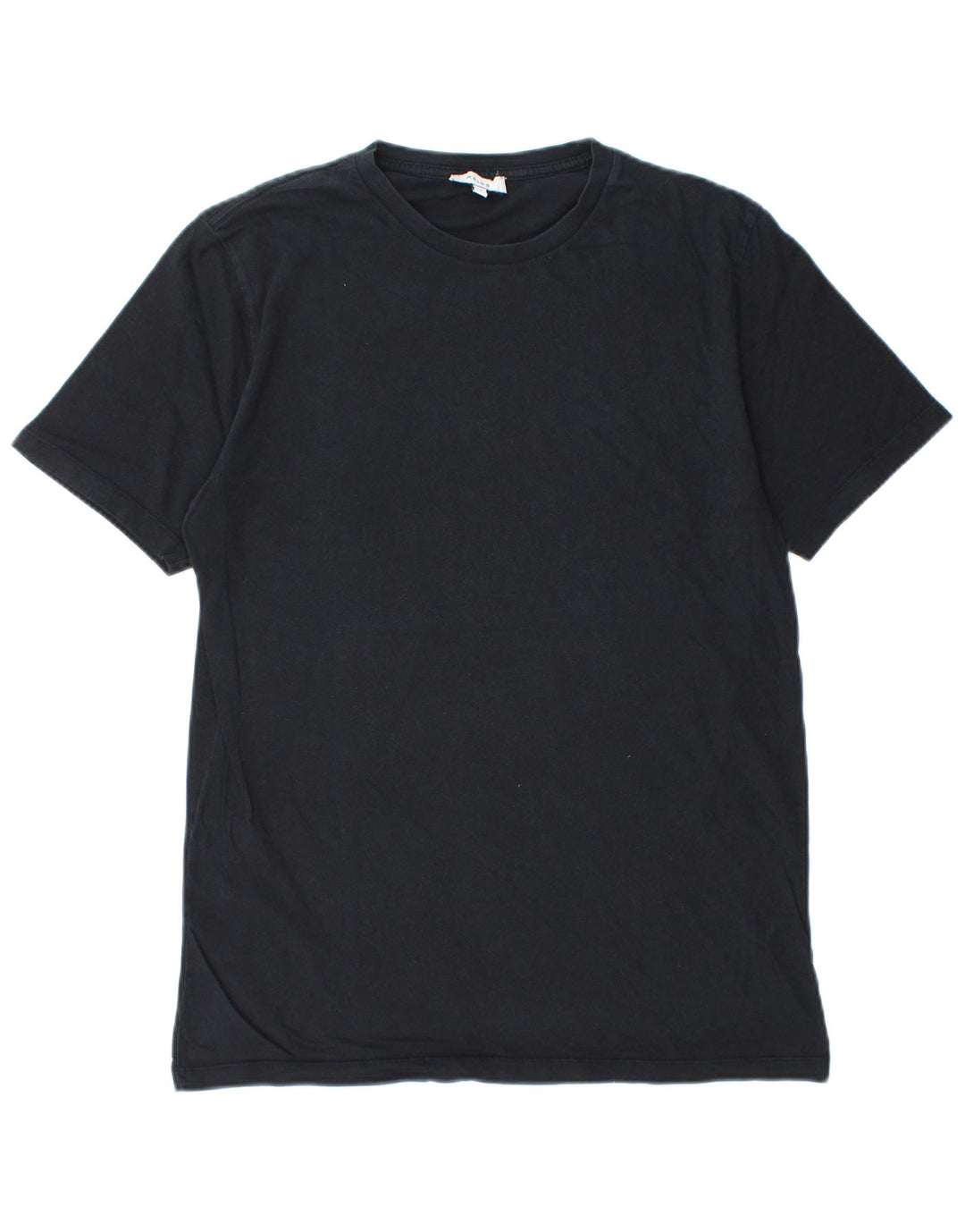 T-shirt da uomo Reiss Top in cotone nero medio