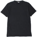 T-shirt da uomo Reiss Top in cotone nero medio
