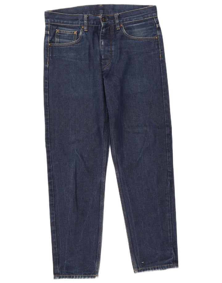 Jeans slim da uomo Carhartt W30 L29 cotone blu navy